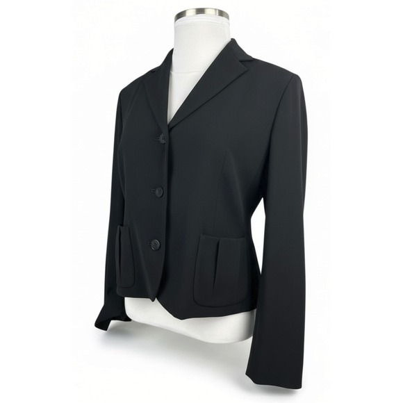Talbots Jackets & Blazers - Talbots Black Career Blazer Size 14 Button Business Work Professional Classic
